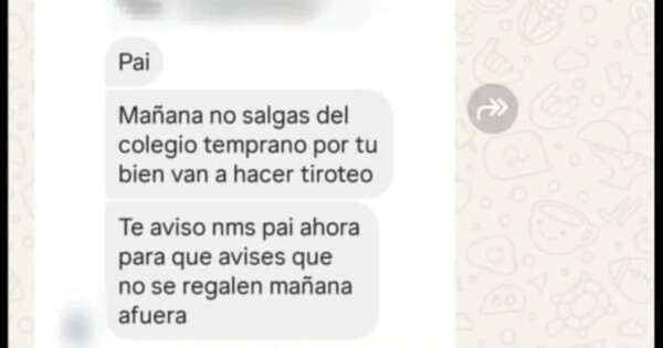 Diario HOY | Imputan a joven por amenaza en colegio de Asunción