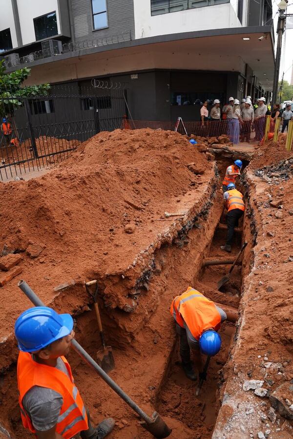 Cerrarán calle por obras de cableado en el microcentro de Asunción este viernes y sábado - Nacionales - ABC Color