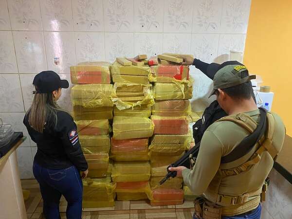 Decomisan más de 700 kilos de marihuana en Pedro Juan Caballero - Nacionales - ABC Color