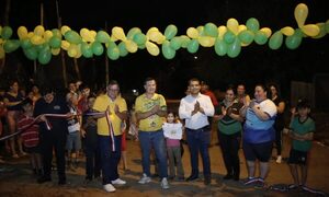 Inauguran empedrado en la fracción Libertad del Km 9 Monday