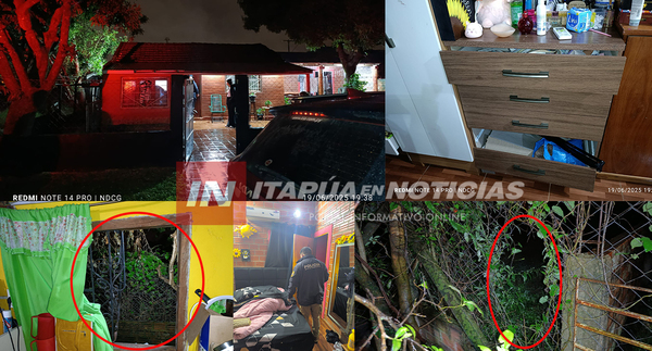 HURTARON DINERO Y VARIOS OBJETOS DE VIVIENDA EN CAMBYRETÁ