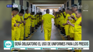 Será obligatorio el uso de uniformes para los presos