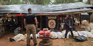 Duro golpe al narcotráfico: Senad desarticula una megaestructura en el norte del país • PARAGUAY TV