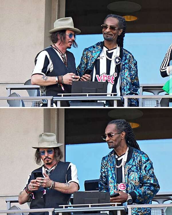 Johnny Depp y Snoop Dogg, ¡los más fanáticos del Botafogo! - Gente - ABC Color