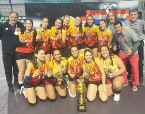 Deportivo Colón es campeón del Apertura de voley de damas - .::Agencia IP::.