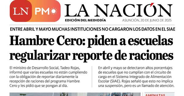 La Nación / LN PM: edición del 20 de junio