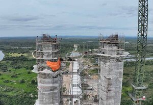 Puente de la Bioceánica sobre el río Paraguay registra un avance del 76% | DIARIO PRIMERA PLANA