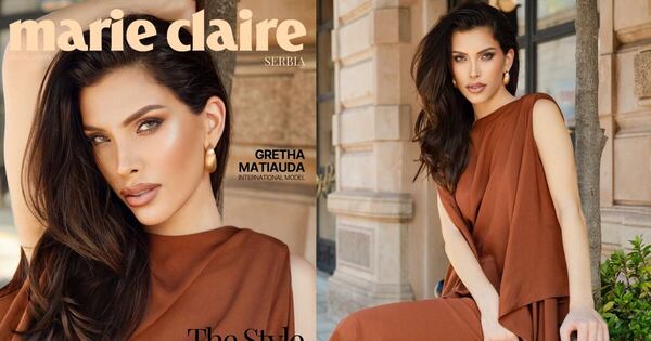 La Nación / ¡Gretha Matiauda brilla en Marie Claire y suena como Miss Universo Paraguay!