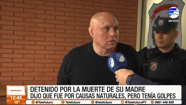 Detenido por la muerte de su madre