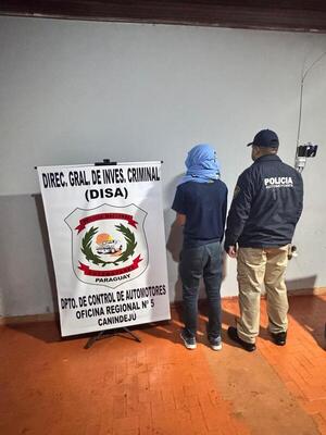 Incautan vehículo "Clonado" y detienen a su conductor en Canindeyú.