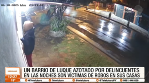 Un barrio de Luque azotado por delincuentes
