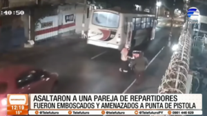 Asaltaron a una pareja de repartidores en Asunción
