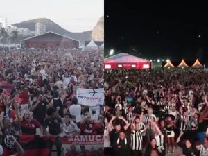 Locura en Brasil por los triunfos de Botafogo y Flamengo ante los equipos europeos: los festejos en las playas de Copacabana