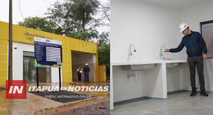 GOBIERNO DE ITAPÚA VERIFICA AVANCE DE IMPORTANTES OBRAS EN SALUD Y SEGURIDAD