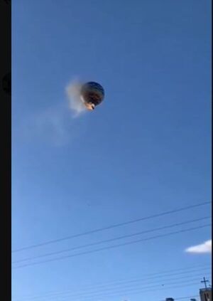 (VIDEO)Ocho personas mueren tras incendio de globo aerostático en pleno vuelo