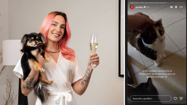 Gia Alfieri se quedó hasta con los perros y gatos tras chutar a su novio: "Todo era mío"