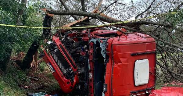 La Nación / San Pedro: choque frontal entre camiones dejó dos fallecidos y varios heridos