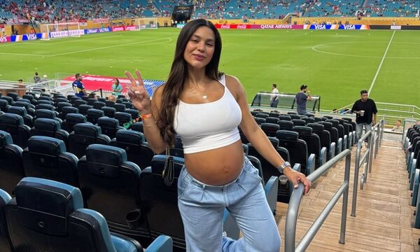 Thelma Ortigoza se fue a alentar a Boca contra el Bayern Munich