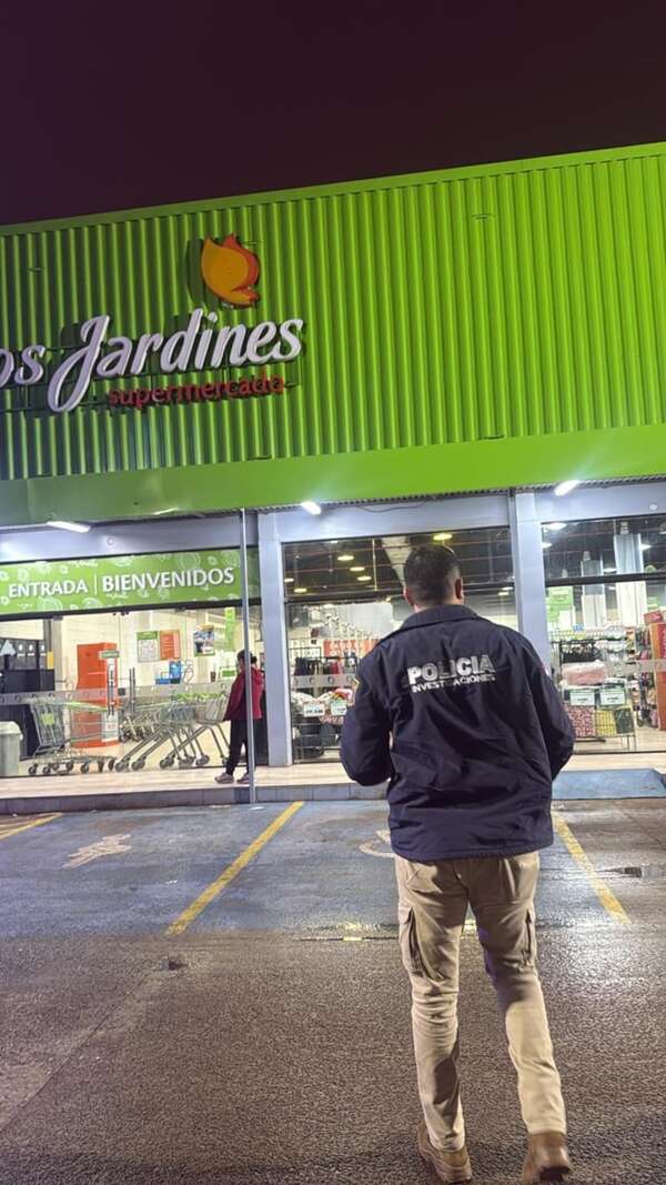 Rastrean a miembros de banda que ataca supermercados de madrugada - Policiales - ABC Color