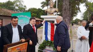 Homenaje al héroe de la Guerra Grande, Capitán José Matías Bado, en su tierra natal Guazucuá - Nacionales - ABC Color