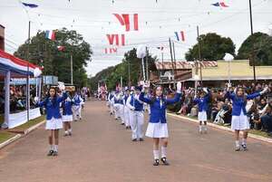 Con acto cultural y desfile celebran el aniversario de fundación de Itacurubí del Rosario - Nacionales - ABC Color