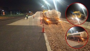 Camión con 35.000 litros de alcohol quedó sin frenos en Caacupé