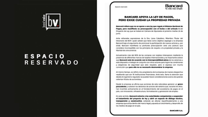Espacio Reservado: Bancard comunica a la opinión pública