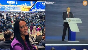 Ayesa se codeó con el presi de Rusia: "Increíble experiencia estar cerca de Putin"