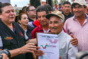Más de 1.200 nuevos títulos de propiedad en beneficio de familias campesinas - .::Agencia IP::.
