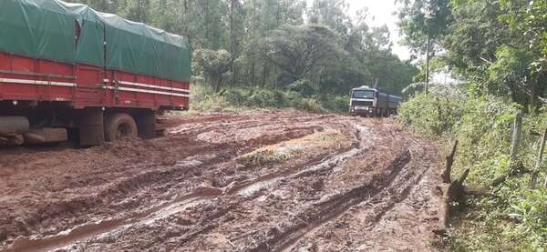 Caminos rurales de San Pedro colapsan y se espera acción del MOPC - Nacionales - ABC Color