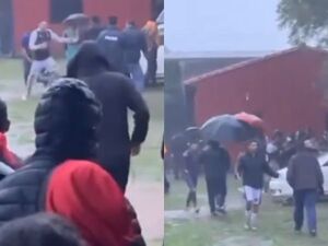 (VIDEO). Partido en la Liga Misionera terminó en una batalla campal
