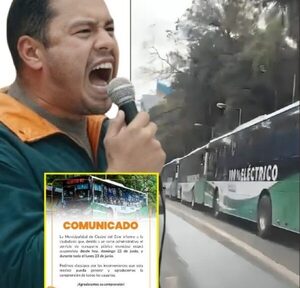 Inicia intervención, Prieto castiga a la gente con paralización de buses eléctricos, y fiscalía pide sanción a sus abogados