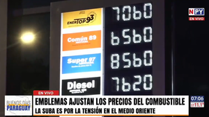 Golpe al bolsillo: Emblemas privados aumentan hasta G. 1.000 los combustibles