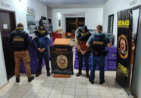 Senad intercepta más de 13 toneladas de marihuana en Katueté | DIARIO PRIMERA PLANA