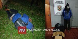  APREHENDEN A SUJETO POR INTENTO DE HURTO EN CAMBYRETÁ 