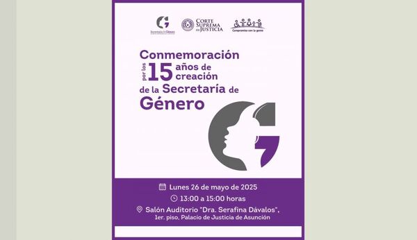 Invitan a acto conmemorativo por aniversario de la Secretaría de Género