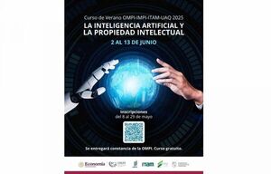 Invitan al curso de verano “La Inteligencia Artificial y la Propiedad Intelectual”