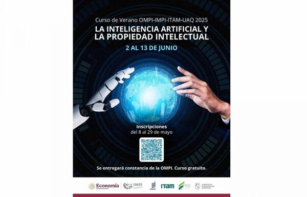 Invitan al curso de verano “La Inteligencia Artificial y la Propiedad Intelectual”