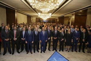Ministro Santander participó de la presentación del informe de gestión del defensor general