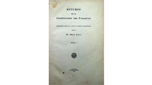 IIJ pone a disposición obra sobre “Estudio de la Constitución del Paraguay”