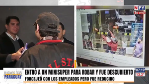 Trabajadores descubren y reducen a un hombre que intentó robar carne