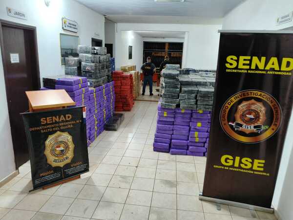 Interceptan más de 13 toneladas de marihuana en Katueté