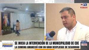 Con fuerte dispositivo policial, inició la intervención de la Municipalidad de CDE