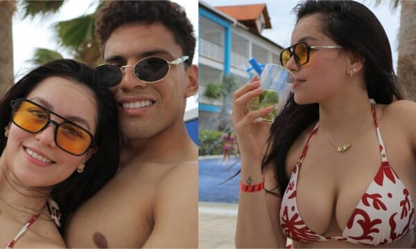 (GALERÍA) ¡La novia de Diego Gómez mostró toda su pechochidad en sus vacaciones!
