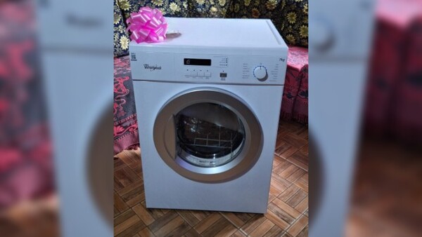 Usan secarropas ajeno para tener ropa limpia