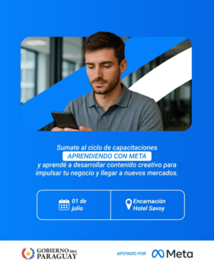 Gobierno anuncia el ciclo de capacitaciones “Aprende con Meta” para potenciar a mipymes - .::Agencia IP::.