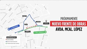 MOPC implementará nuevos desvíos por obras en la avenida Mcal. López