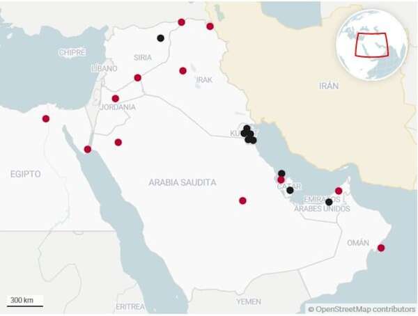 Ataque en Qatar: ¿Dónde están las bases militares de Estados Unidos en Oriente Medio señaladas por Irán como posibles objetivos? - Mundo - ABC Color