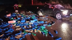 Paraguayo cae con más de 700 kilos de marihuana y una camioneta robada en Brasil
