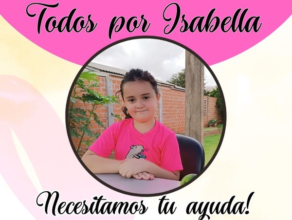 Isabella padece una rara enfermedad y necesita de la ayuda de todos - trece